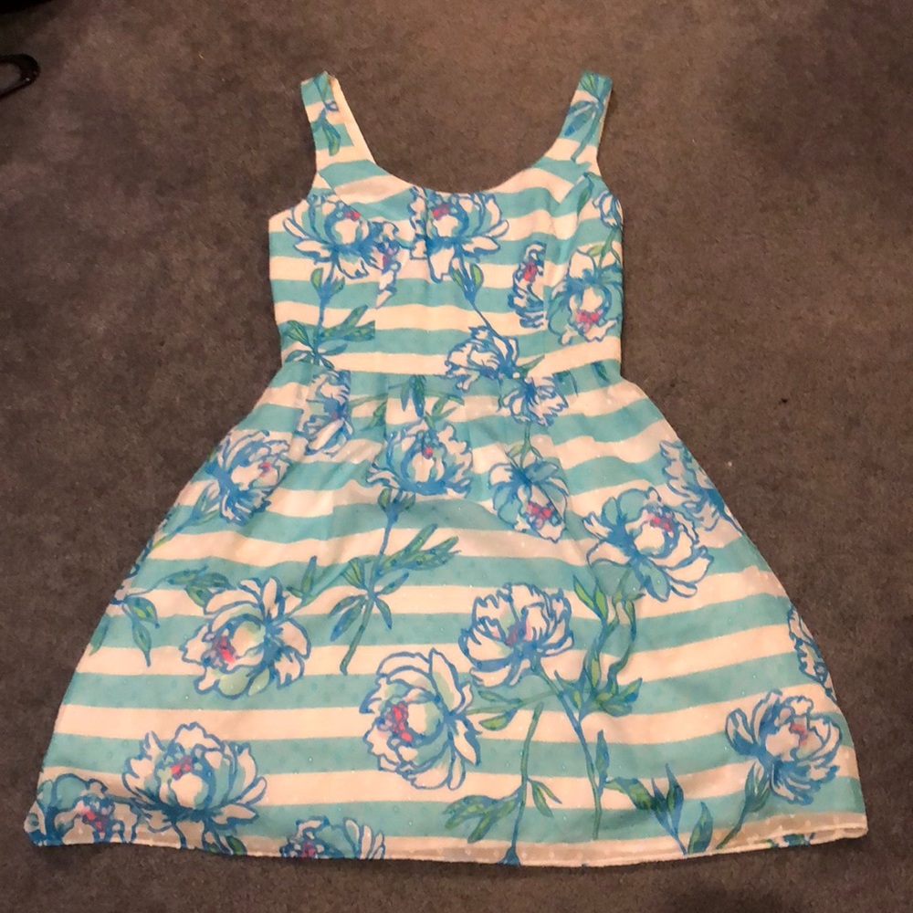 Blue and White Lily Pulitzer Dress